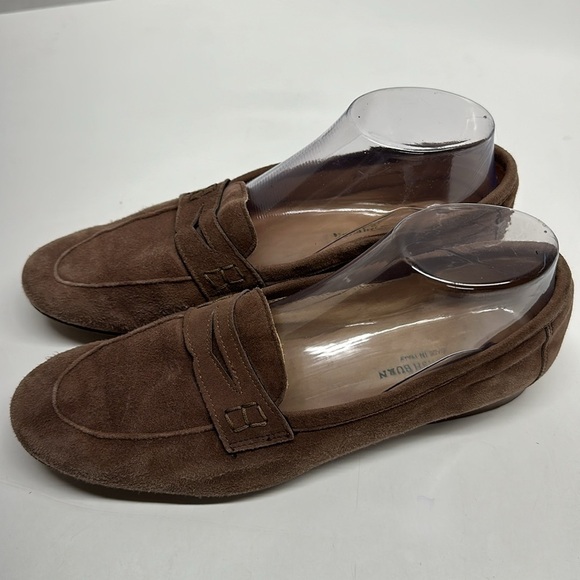 Ann Mashburn Summer Loafers Suede Slip On Shoes Loafer Tobacco Brown Size 39 / 9 - Picture 4 of 11
